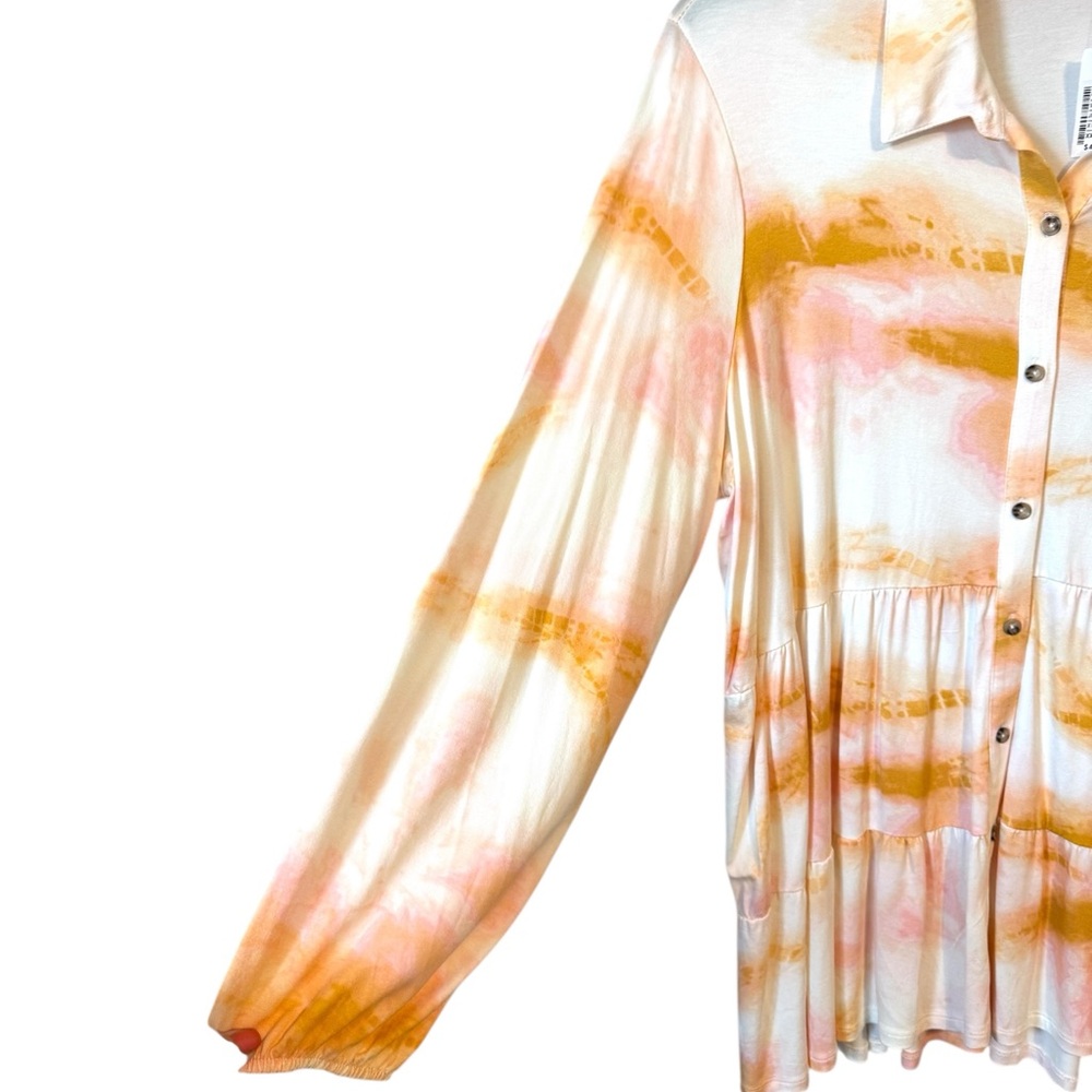 NWT New Directions BEAUTIFUL BUTTON FRONT TOP   PLUS: 2X    #CL - Picture 3 of 8